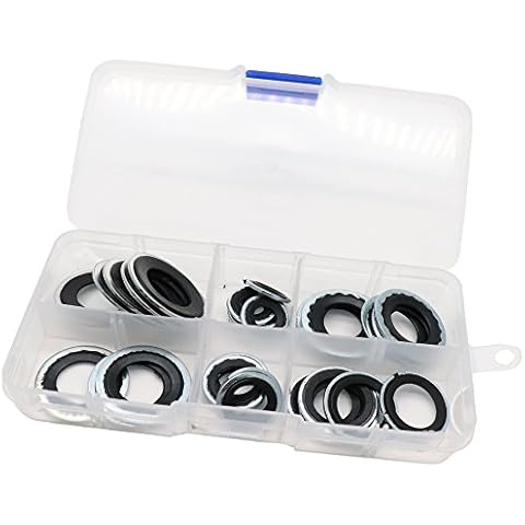 S SYDIEN 30Pcs A/C Gasket Assortment 15-32241 GM Original Equipment Air Conditioning Compressor Port Seal Washer Kit Cover