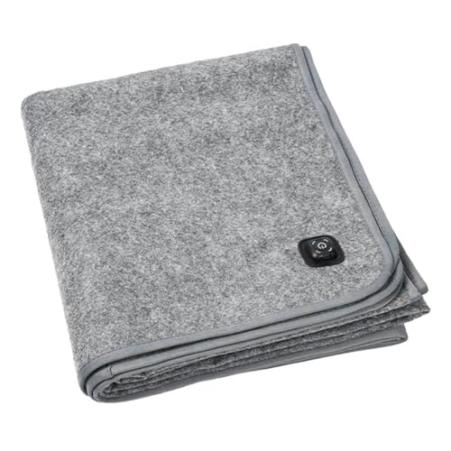 pQirnvIL Almohadilla Térmica Eléctrica USB de 60 X 50 cm, 5 V, Manta Térmica con Termostato, Cojín Cálido Aislante para Uso en Exteriores