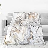 Elightvap Blanket Marble Quicksand Printed Blanket Home Decor Soft Plush Blanket Bedroom Sofa Pet Blanket-50x40 in