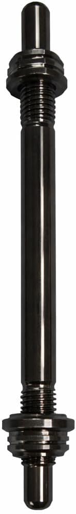 Yelnats Builds Electrek M12 x 245 mm Rear Axle for Razor MX350 MX400, Carbon Steel Rear Hub Motor Axle with Double Nut Locking System for Electric Bikes, Custom E Bike Builds, Black