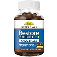 Nature's Way Restore Probiotic Choc Balls, 0.19 Kilograms