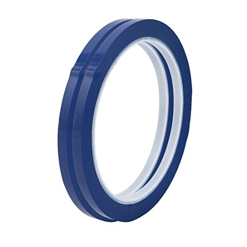 Image of uxcell 2Pcs 5mm Width 164ft Length Single-side Electrical Insulated Adhesive Tape Blue