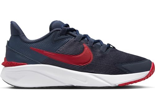 Nike Shoe Nike Star Runner 4 Zapatillas De Running para Asfalto - Niño/A, Thunder Blue/Gym Red-Black-White, DX7615-406, 38 EU (5.5Y US) - imagen 6