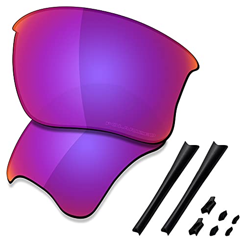 Image of SAUCER Premium Replacement Lenses & Rubber Kits for Oakley Flak Jacket XLJ | Flak Jacket XLJ Low Bridge Fit Sunglasses