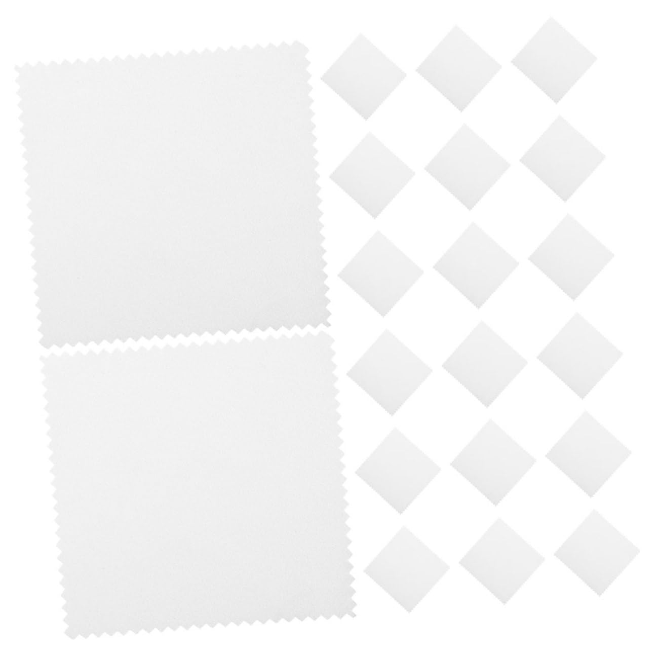 OUNONA 3 Set Panno Per Pulizia Gioielli Suede Per Lucidare E Gioielli Utensili 100 Pezzi*3