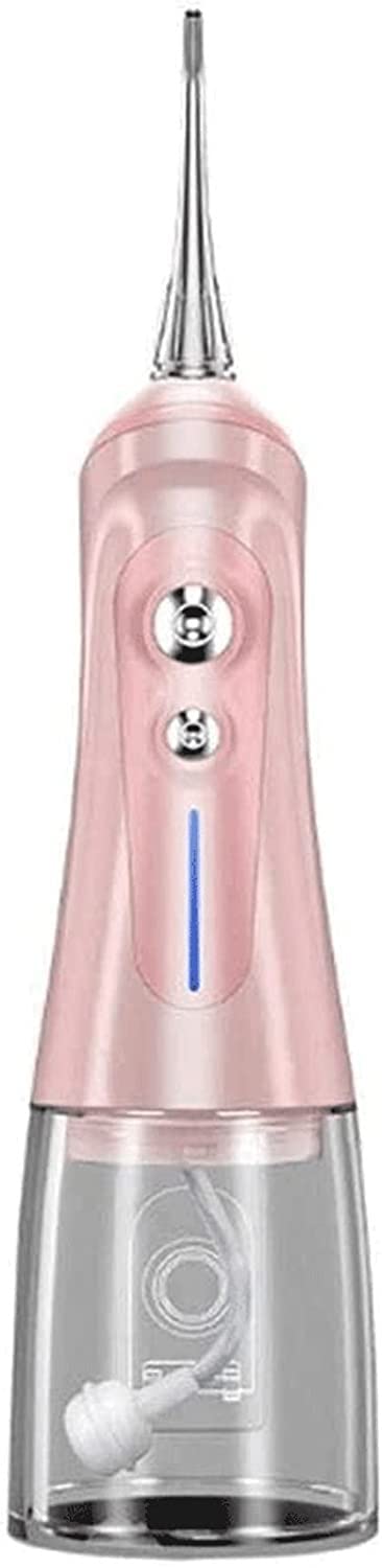 GeRRiT Limpiador de Dientes Agua Dental Flosser Inalámbrico, Portátil Inalámbrico Impermeable Agua Flossers for Dientes con 6 Modos y Carga USB, Boquilla Giratoria de 360°, for Limpieza de Dientes