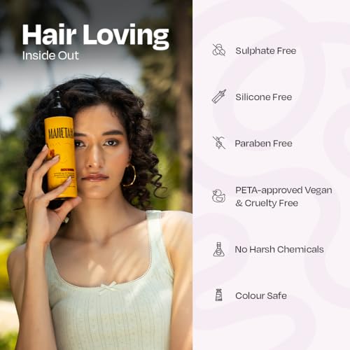 Image of MANETAIN Apple Cider Vinegar Hair Rinse 200ml - Clarifies Scalp, Removes Buildup & Dandruff - With Glycolic Acid & Fermented Rice Water - Sulfate-Free, Boosts Hair Growth & Shine
