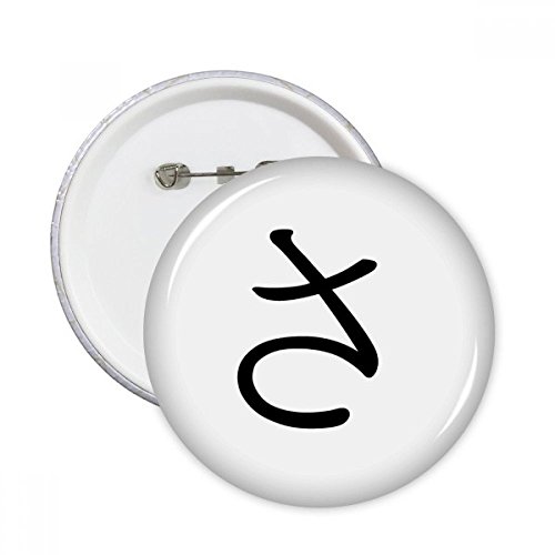 Badge Katakana japonais lot de 5 : idée cadeau originale pour passionnés du Japon et de mode M