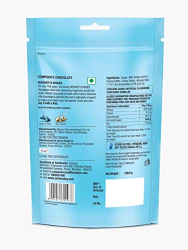 Image of Ferrero Rocher Moments,(Box of 24 Units), 139.2 g & Hershey's Kisses Cookies n Creme Chocolate, 100.8g (Pack of 3)