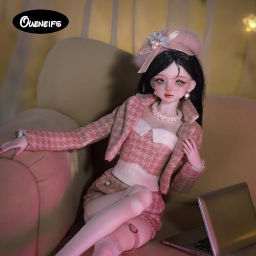 Muñeca BJD Evadne 1/4 Articulada de Resina Rosa miniatura 2