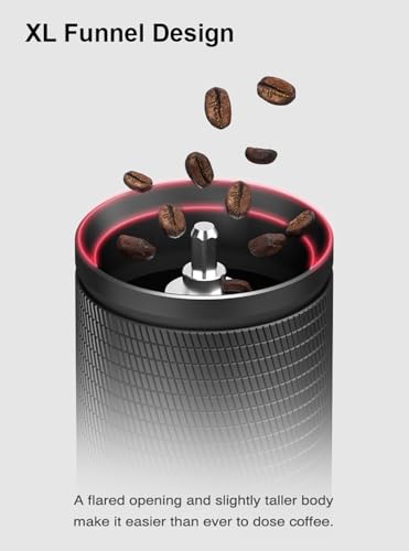 Image of TIMEMORE C5 Pro Manual Coffee Grinder Capacity 30g with CNC Stainless Steel Conical Burr - Internal Adjustable Setting,Double Bearing Positioning (C5 Pro Matte Black)