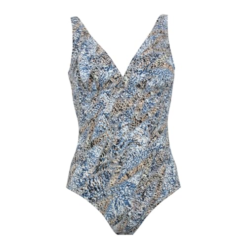 Maillot de bain 1 pièce Sonora Janine Robin gris à coques amovibles