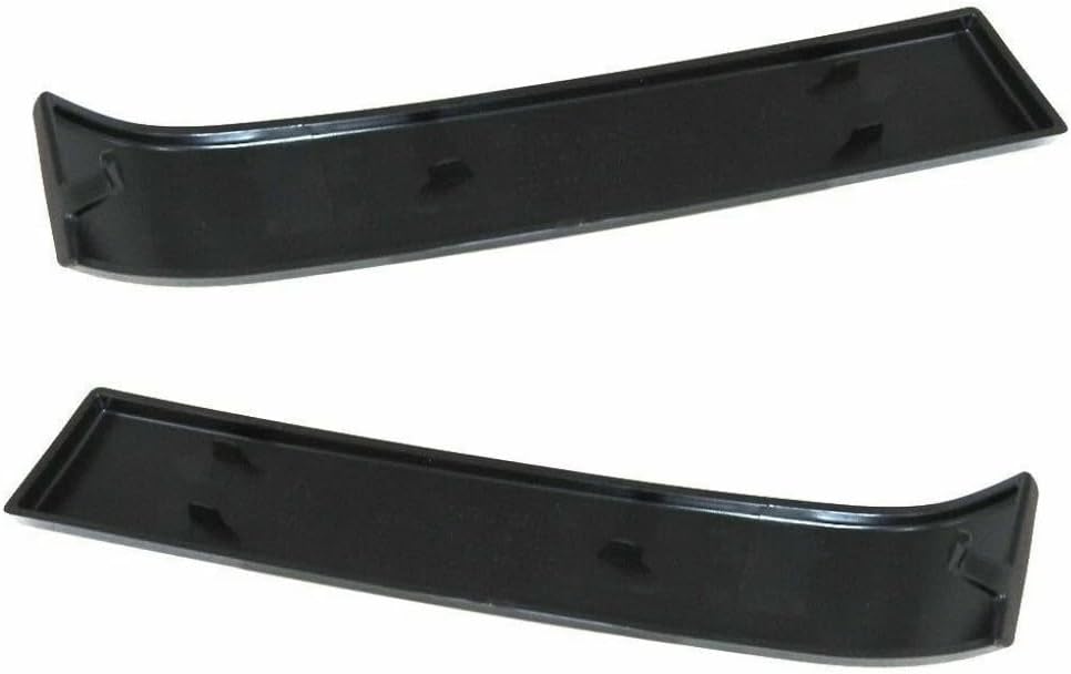 For Chevy Silverado 1500/2500 HD 2003 2004 2005 2006 Grille Molding Driver and Passenger Side | Pair | Slipt Center Bar Outer Wing | Chrome Finish | Plastic | Replacement For GM1212105, GM1213105