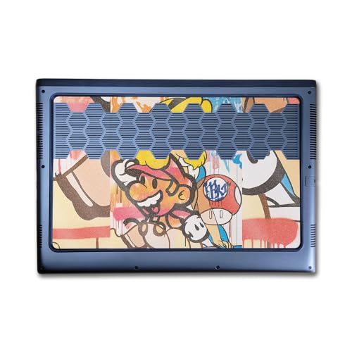 Image of Glossy Glitter Laptop Skin Compatible with Alienware M16 R2 (2024) - I Cant See - Premium 3M Vinyl Protective Wrap Decal Cover - Easy to Apply | Crafted in The USA by MightySkins
