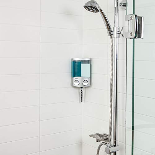 Better Living Products 76234-1 Duo 2-Chamber Dispenser, Satin Silver #TOP3