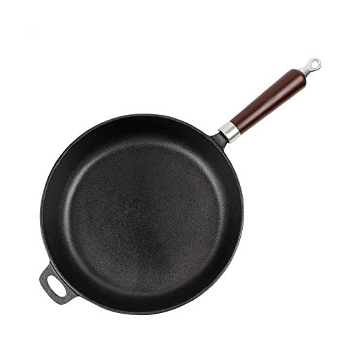 Antihaftbeschichtete Bratpfanne, Gusseisen-Wok-Pfanne für die Küche, allgemeine Verwendung für Gas- und Induktionsherde für die Küche, den