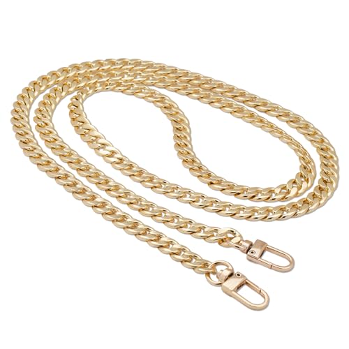 47 in/120cm Gold Purse Chain, Gold Chain for Purse Replacement