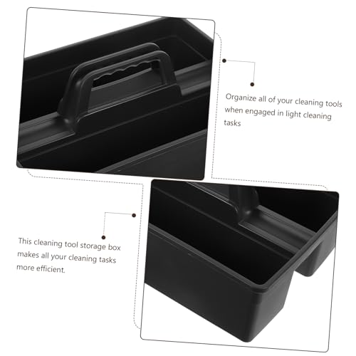 Panier à outils plastique PP compartimenté fond plat rangement ménage tables