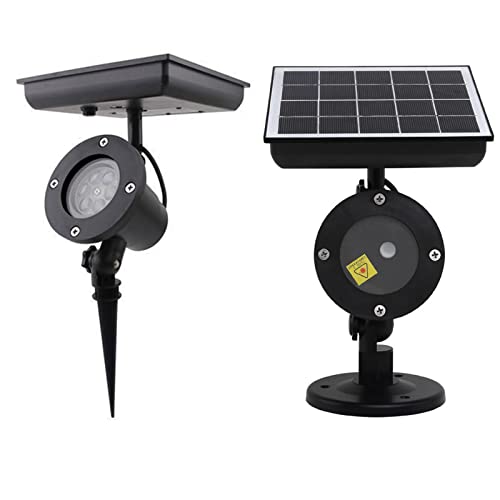 Projecteur solaire LED flocon de neige étanche : illuminez Noël sans électricité