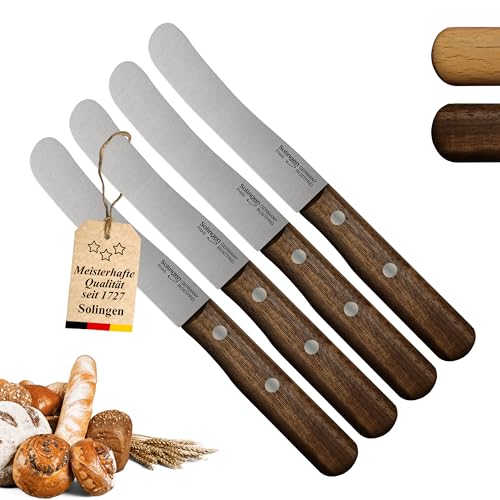 PIKAS SINCE 1727 Walnuss Buckelmesser 4er Brotmesser