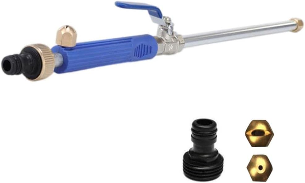 Generic High Pressure Cleaning Stick, Nozzle, Blue, Aluminum, Copper, TPR, Globe Valve, 15m Spraying Distance, Car Washing, Garden Cleaning