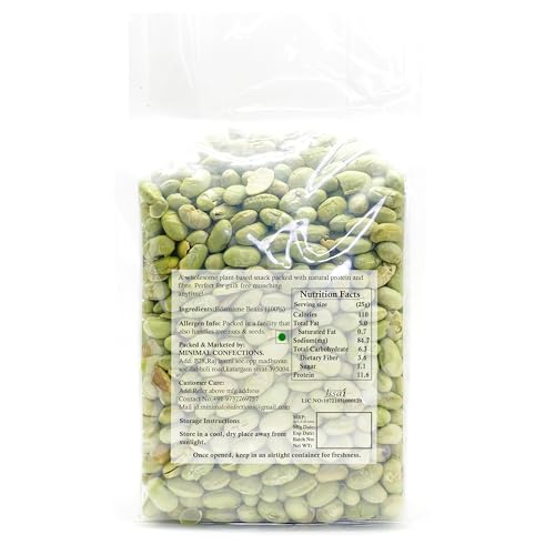 Image of Minimal Roasted Edamame Beans-400g High Protein Healthy Snack | Crunchy | Vegan | Gluten-Free | No Preservatives
