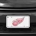 Rico Industries NHL Detroit Red Wings White Metal Auto Tag 8.5