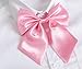 Fashion & Lifestyle Bow Ties for Women/Girls, Ladies Adjustable Elegant Satin Bowtie Accessory for School Uniforms T-shirt Cosplay Wedding Party (Pink)