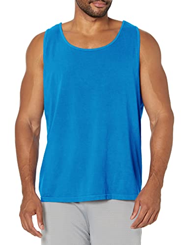 Image of Comfort Colors Men's Adult Pocket Tank Top, Style 9330 (X-Large, Royal Caribe)
