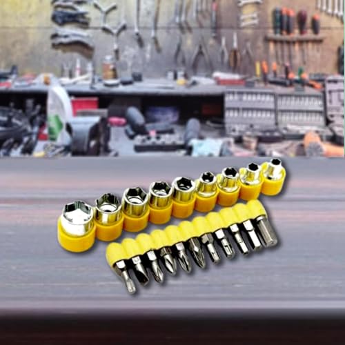 Image of Oblivion Screw Driver Kit - Screwdriver Set with Ratchet Pawl, Batch Head & Socket Spanner - Multipurpose Hand Tools Kit for Home, Garage, Electronics & DIY Repair (Durable Steel) (24 Pcs in 1)