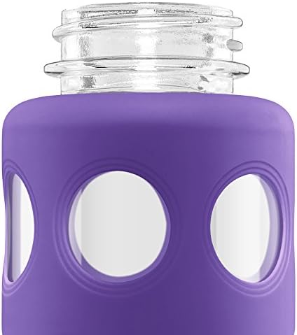 Ello Pure Glass Water Bottle with Silicone Sleeve