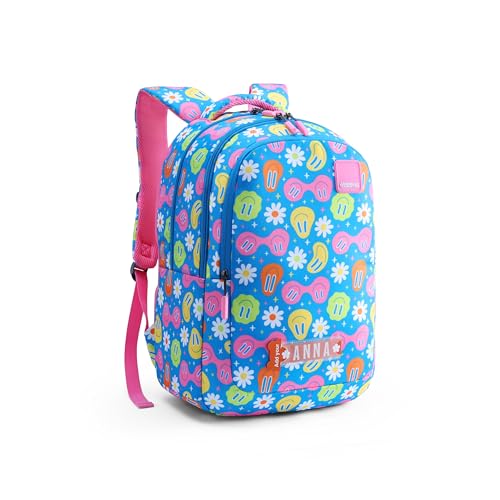 Image of American Tourister Ollie 4.0 Xl 01 G.C.Blu, Extra Large School Backpack, Age 8-12 Years, 3 Compartments,3D Glasses Inside - Atplayunique 32.5 Ltrs Capacity - Girls