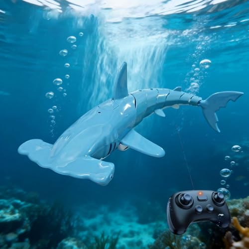 Simulation de plongée requin RC rechargeable pour rendre le bain amusant - 3
