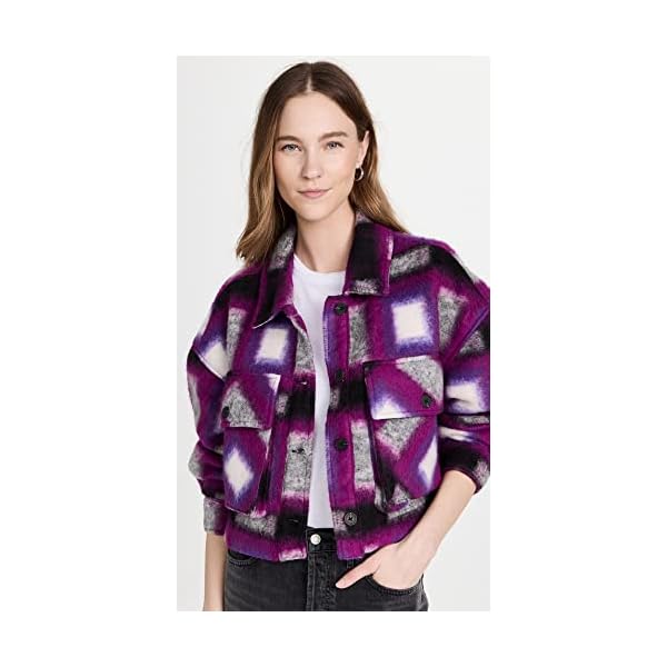 [BLANKNYC] Womens Luxury Clothing Cropped Shirt Jacket, Comfortable & Stylish Shacket - Image 3