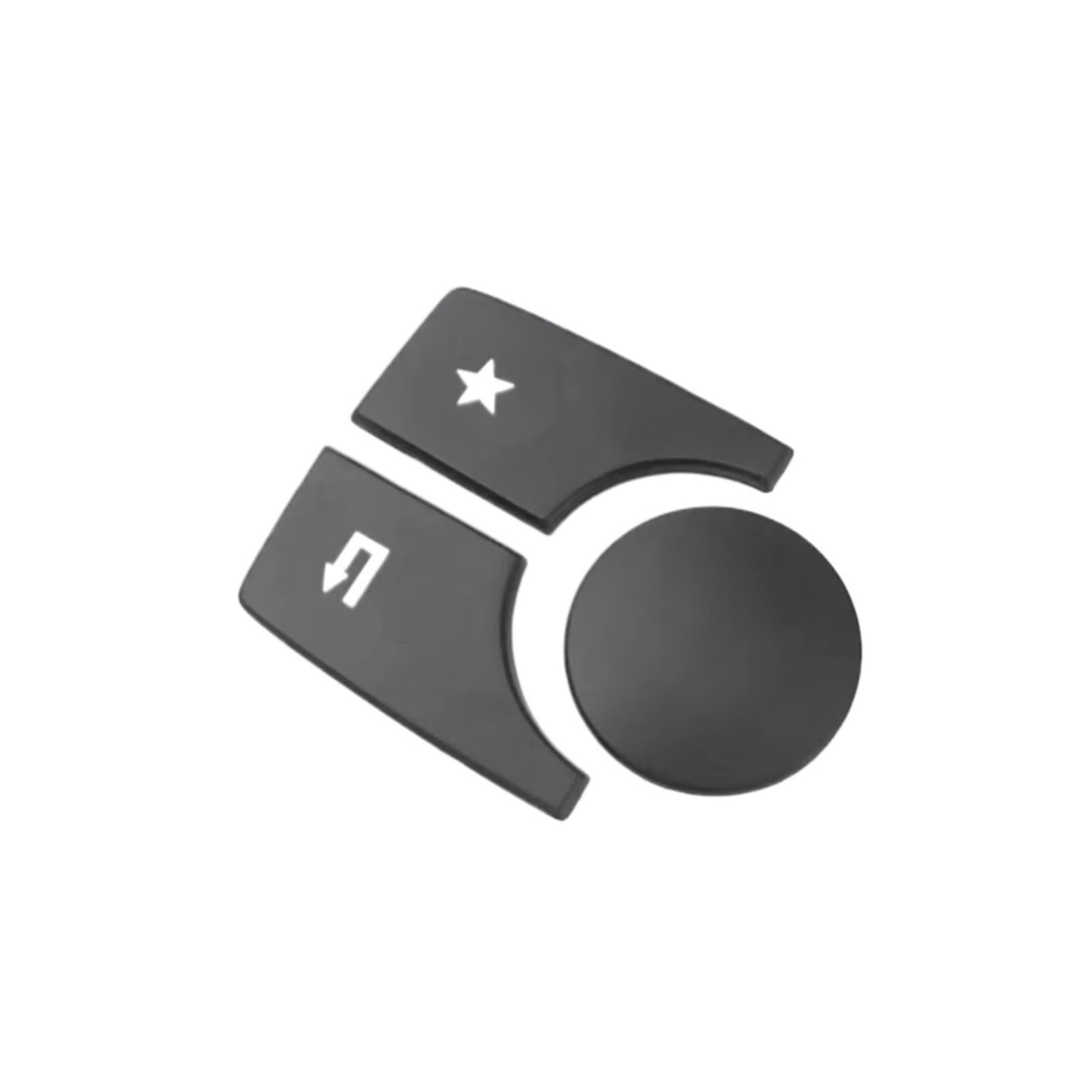 Interior Button Stickers Compatible with Benz for A Class for W204 for W212 for W176 Car Centre Multimedia Function Button Cover Trim Stickers