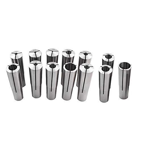 New 4MT Morse Taper Collet 13 Pcs Set 1/8 - 1 With 3/16 1/4 3/8 1/2 5/8 3/4 Fit For Bridgeport