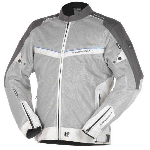 V Quattro Design VE-21 Veste Homme - Crème/Gris/Bleu  L