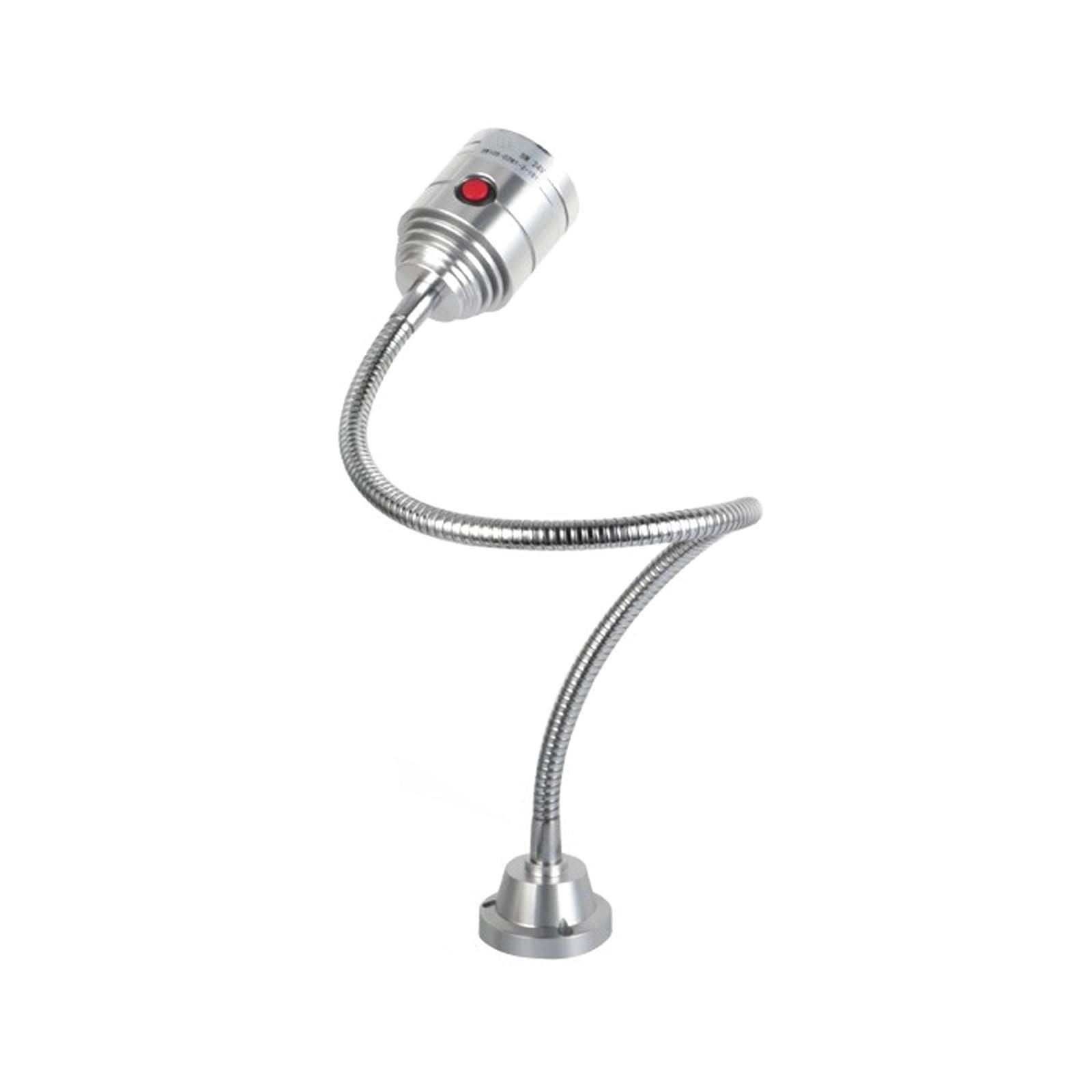Lampe LED Col Cygne Flexible 110-220V Avec Base Magnétique Solide / Base Fixation à Vis, Lampe LED Pour Machine Industrielle Eclairage LED 360° Ajustable Pour To(Size:5W24-36V,Color:Base fixe à vis)