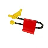  1 x Lego Duplo Schlauch gelb schwarz Düse Spritze mit Halter Halterung rot Löschschlauch Tank Zapfsäule Feuerwehr Tankstelle 6425 6428