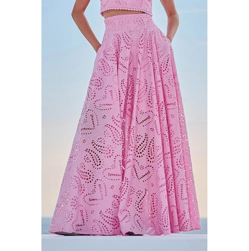 BINGMAX Women's Summer 2 Piece Outfits Sleeveless Crop Tank Tops Long Maxi Skirt Sets with Pocket - Image 3