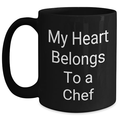 Chef's Heart Belongs to a Chef, Gifts for Chef, Valentine's Unique Gifts from Men to Women