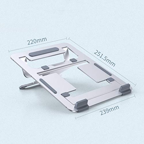 Support portable aluminium ergonomique ventilé pour ordinateur et tablette - 7