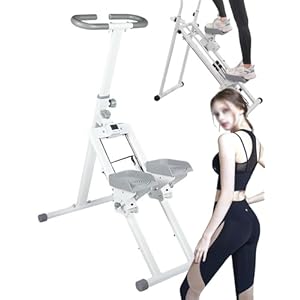 Stair Climber, Vertical Climber Oefenmachine met LCD-scherm, Verstelbare helling, Opvouwbare Trap Stepper Machine, Full Body Workout-apparatuur voor thuis- en kantooroefeningen