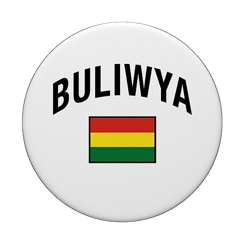 Bolivia Flag Proud Bolivian in Quechua PopSockets Swappable PopGrip, Black - Image 3