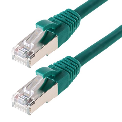 Preisvergleich Produktbild Helos CAT 5e Patchkabel (SF / UTP, 0,5 m) grün