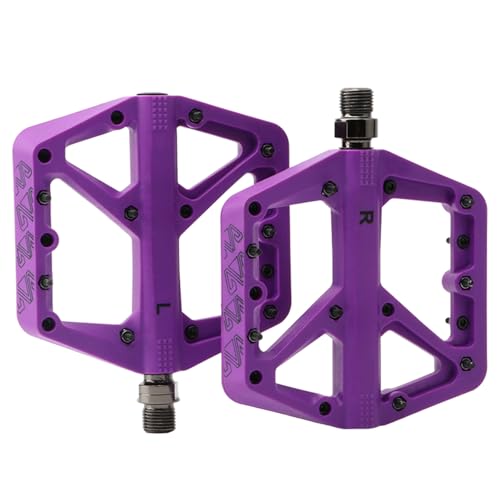 Pédales de vélo antidérapantes VTT plateforme large plates de 2.4 cm