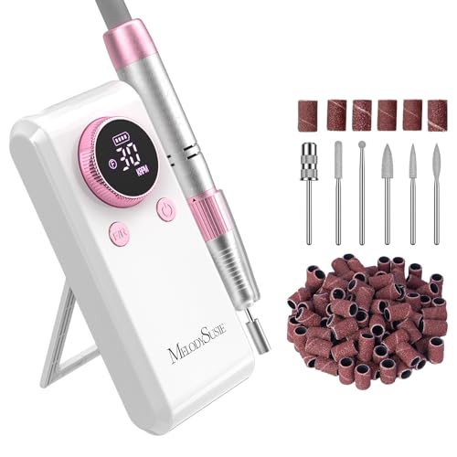 MelodySusie Entry-Level Clip-On Rechargeable Nail Drill with Adju...