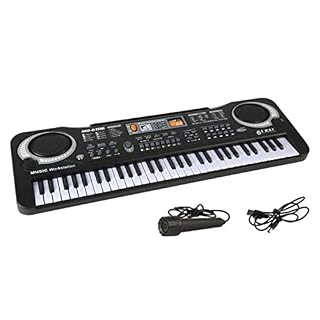 Clavier Piano 61 Clé Musique Clavier Électronique Piano Organ Numérique avec Microphone - Les Beatles, Paul McCartney, John Lennon, RIngo Starr, George Harrison