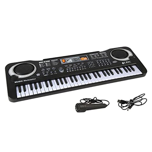 Clavier Piano 61 Clé Musique Clavier Électronique Piano Organ Numérique avec Microphone - Les Beatles, Paul McCartney, John Lennon, RIngo Starr, George Harrison Clavier Piano 61 Clé Musique Clavier Électronique Piano Organ Numérique avec Microphone