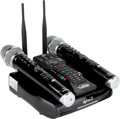 The Platinum Karaoke System for Adults Features Dual UHF Metal Wireless Dynamic Mic,Supports 4K UHD...